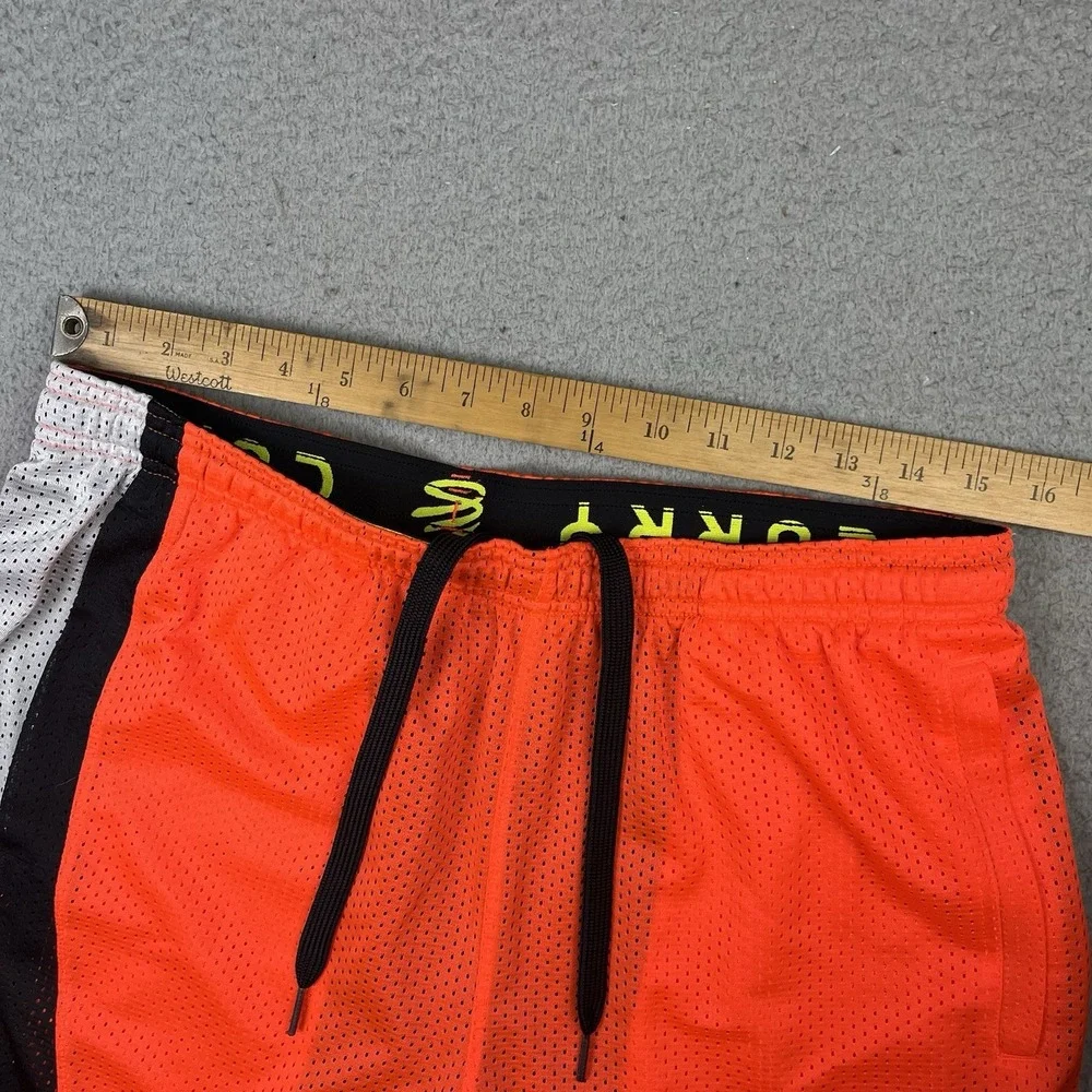Under Armour Steph Curry Splash Basketball Shorts Mens Size Large Orange